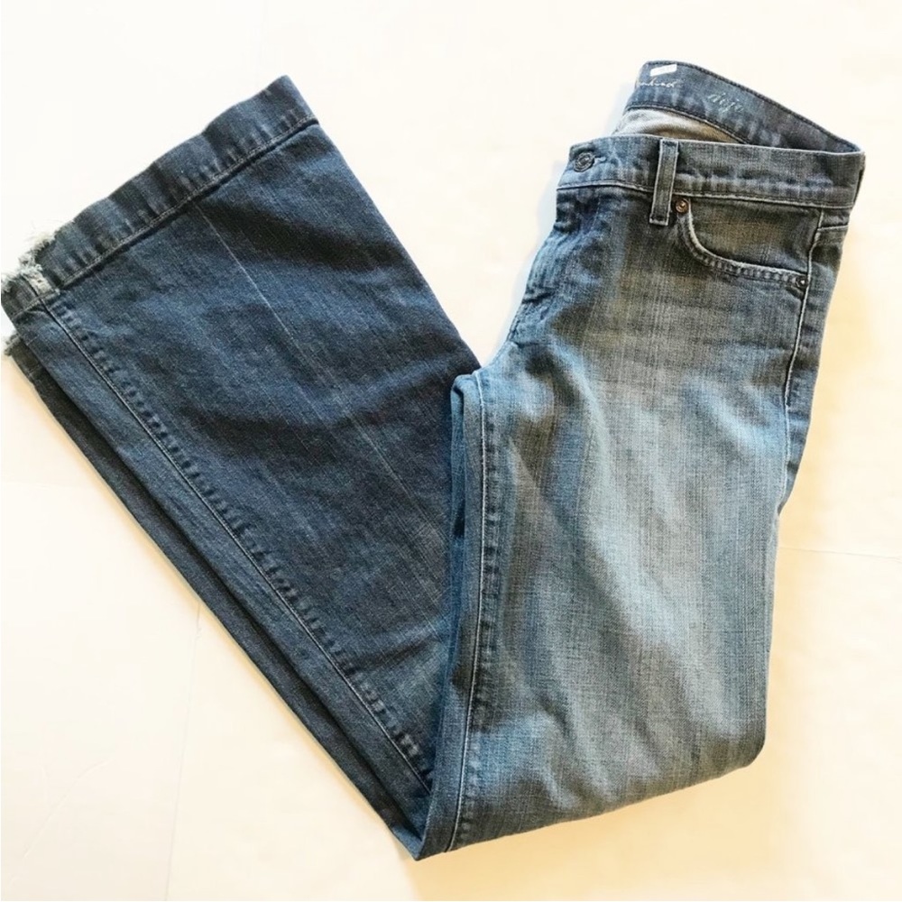 7 FOR ALL MANKIND Dojo Flare Trouser Jeans Womens 27